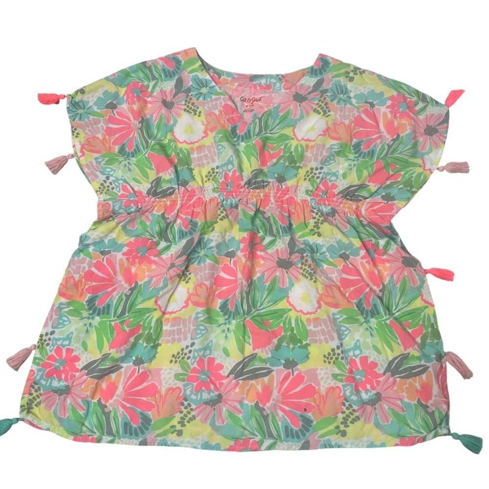 Girls Cat & Jack tassel cover-up size 7/8